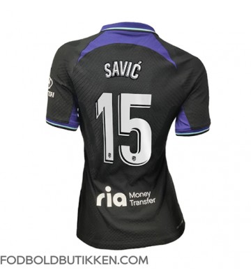 Atletico Madrid Stefan Savic #15 Udebanetrøje Dame 2022-23 Kortærmet